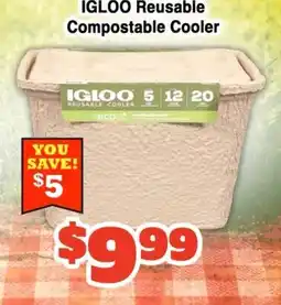 Western Beef IGLOO Reusable Compostable Cooler offer