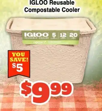 Western Beef IGLOO Reusable Compostable Cooler offer