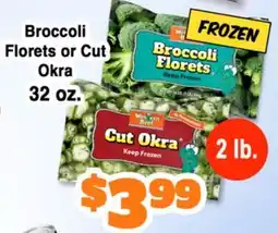 Western Beef Broccoli Florets or Cut Okra offer