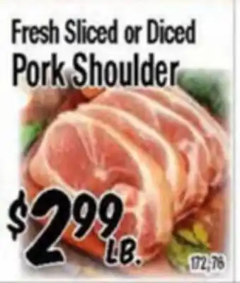Western Beef Fresh Sliced or Diced Pork Shoulder offer