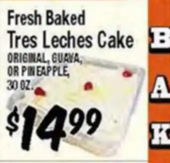 Western Beef Fresh Baked Tres Leches Cake offer