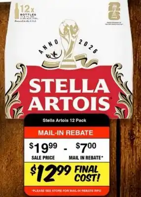 Western Beef Stella Artois offer