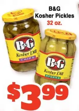 Western Beef B&G Kosher Pickles offer