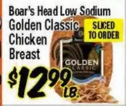 Western Beef Boar's Head Low Sodium Golden Classic Chicken Breast offer