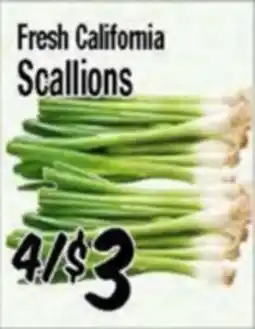 Western Beef Fresh California Scallions offer