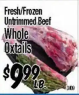Western Beef Fresh/Frozen Untrimmed Beef Whole Oxtails offer