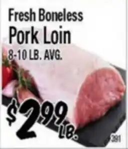 Western Beef Fresh Boneless Pork Loin offer