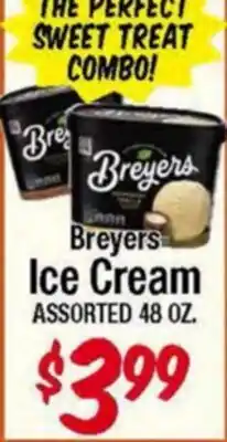 Western Beef Breyers Ice Cream offer