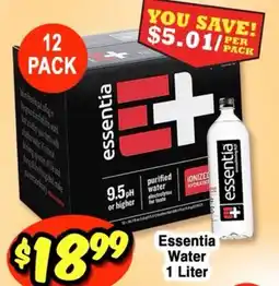Western Beef Essentia Water offer