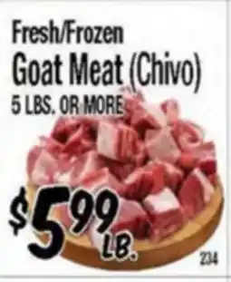 Western Beef Fresh/Frozen Goat Meat (Chivo) offer