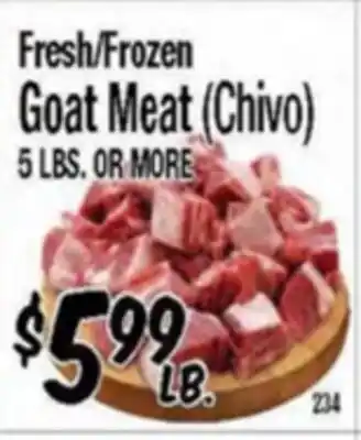 Western Beef Fresh/Frozen Goat Meat (Chivo) offer