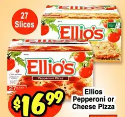 Western Beef Ellio's Pepperoni or Cheese Pizza offer