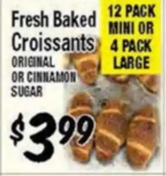 Western Beef Fresh Baked Croissants offer