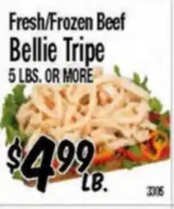 Western Beef Fresh/Frozen Beef Bellie Tripe offer