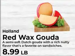 Sunset Foods Holland Red Wax Gouda offer