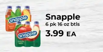 Sunset Foods Snapple offer
