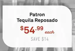 Standard Market Patron Tequila Reposado offer