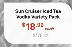 Standard Market Sun Cruiser Iced Tea Vodka Variety Pack offer