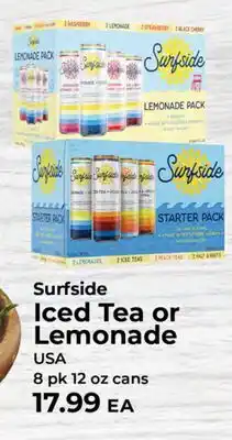 Sunset Foods Surfside Iced Tea or Lemonade offer
