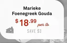 Standard Market Marieke Foenegreek Gouda offer