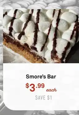 Standard Market Smore's Bar offer