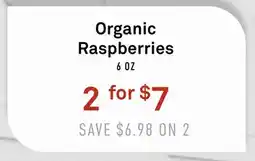Standard Market Organic Raspberries offer