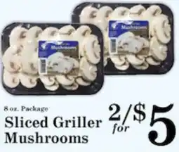 Harvest Foods Sliced Griller Mushrooms offer