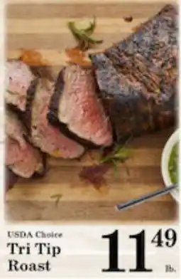 Harvest Foods Usda Choice Tri Tip Roast offer