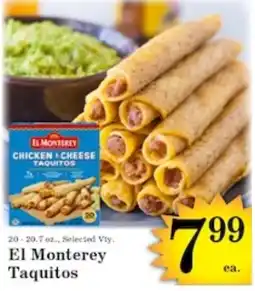 Harvest Foods El Monterey Taquitos offer
