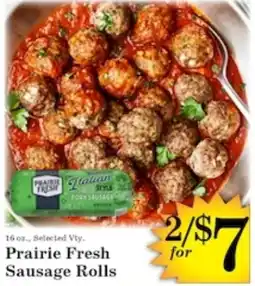Harvest Foods Prairie Fresh Sausage Rolls offer