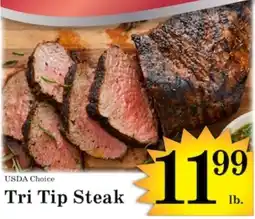 Harvest Foods Usda Choice Tri Tip Steak offer