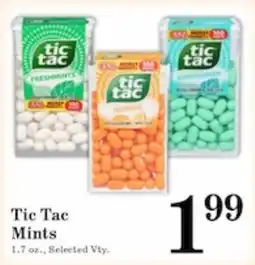 Harvest Foods Tic Tac Mints offer