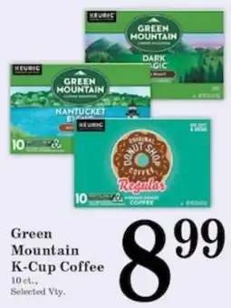 Harvest Foods Green Mountain K-Cup Coffee offer