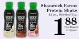 Harvest Foods Shamrock Farms Protein Shake offer