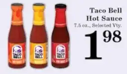 Harvest Foods Taco Bell Hot Sauce offer