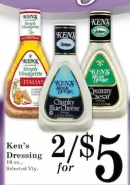 Harvest Foods Ken's Dressing offer