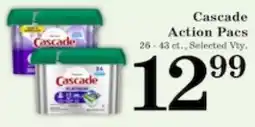 Harvest Foods Cascade Action Paces offer