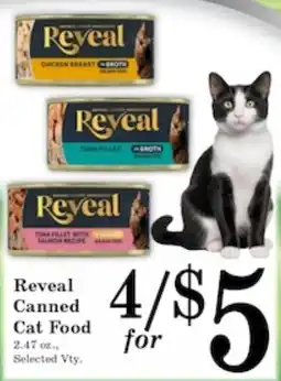 Harvest Foods Reveal Canned Cat Food offer