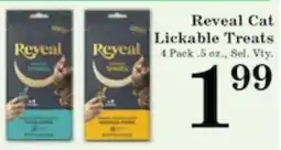 Harvest Foods Reveal cat lickable treats offer