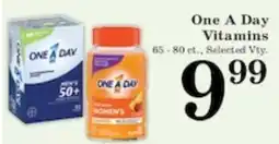 Harvest Foods One A Day Vitamins offer