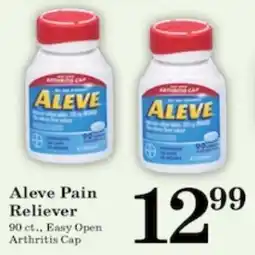 Harvest Foods Aleve Pain Reliever offer
