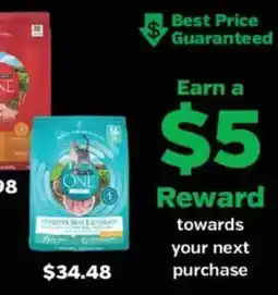 Pet Supplies Plus One sensitive skin & stomach offer