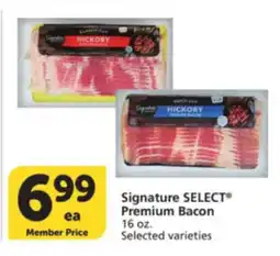 Albertsons Signature Select Premium Bacon offer