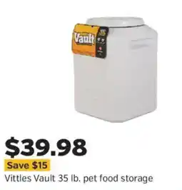 Pet Supplies Plus Vittles Vault pet food storage offer