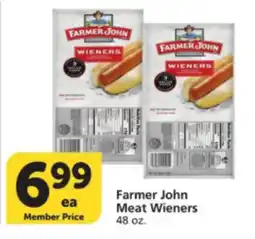 Albertsons Farmer John Meat Wieners offer
