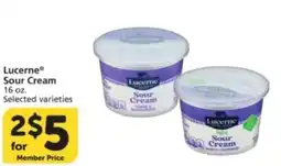 Albertsons Lucerne sour cream offer