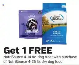 Pet Supplies Plus NutriSource dog treat offer