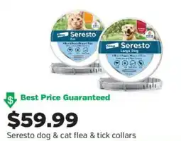 Pet Supplies Plus Seresto dog & cat flea & tick collars offer