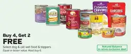 Pet Supplies Plus Natural Balance dog & cat wet food & toppers offer