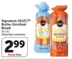 Albertsons Signature Select butter enriched bread offer